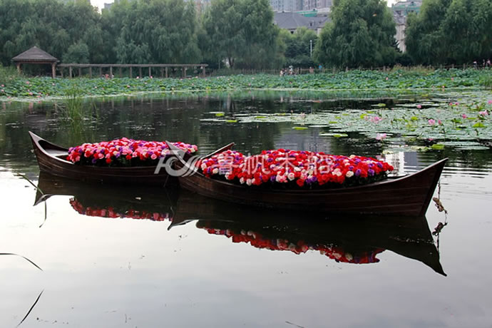 景觀裝飾花船